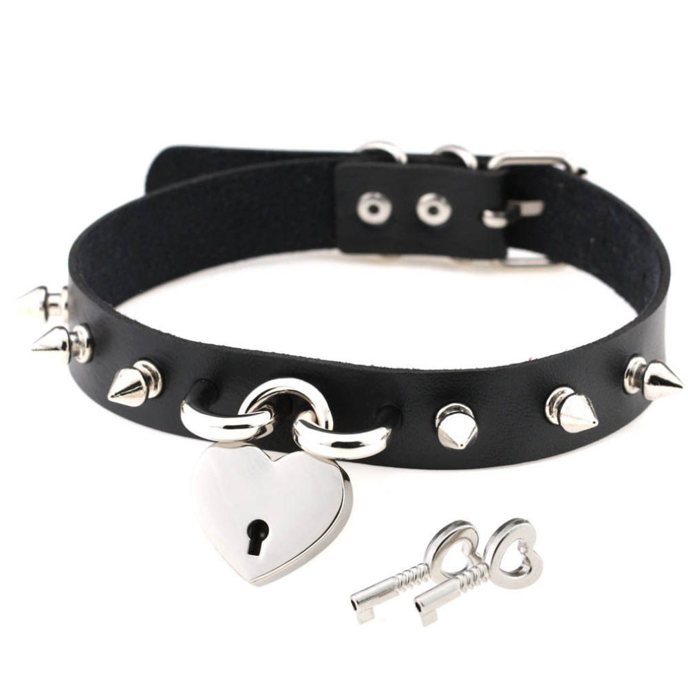 Goth Punk Spike Choker - Punk Spike Choker Halsketten für Frauen