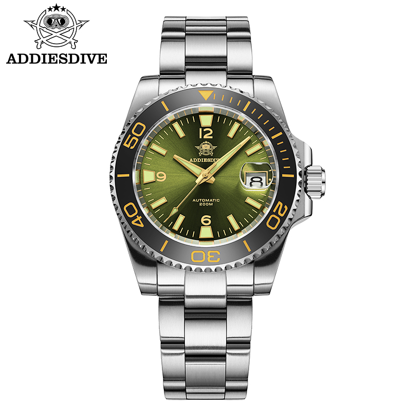 Watch Accessories - ADDIESDIVE Neue Tauchgeschenkuhr Herren 8215 Automatik