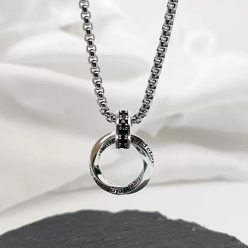 925 Sterling Silver Chain Necklace Men - Neue Halskette aus 925er-Sterlingsilber, Vintage-Kette für