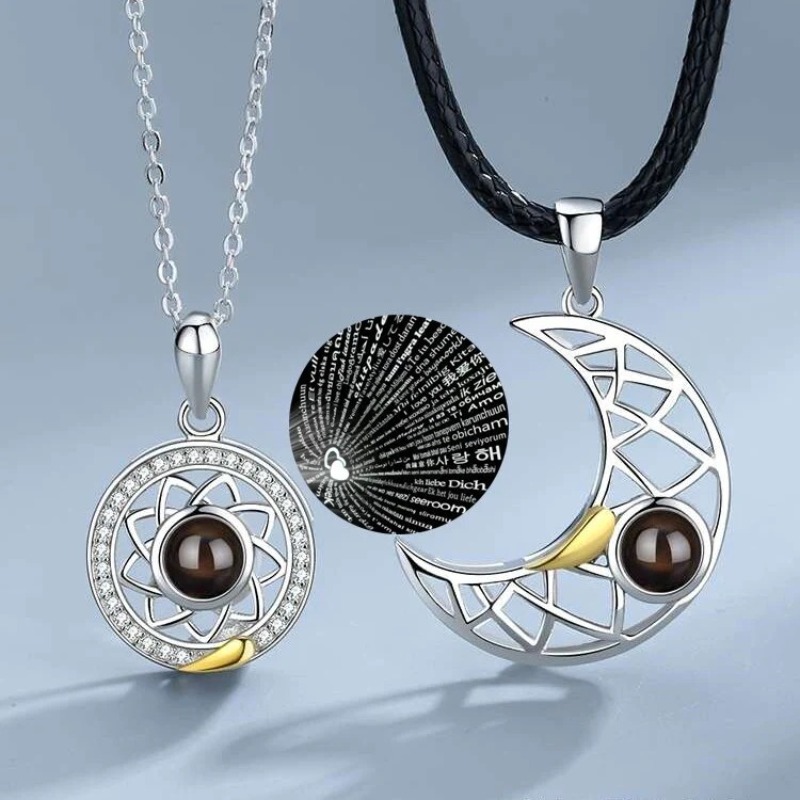 Magnetic Couple Matching Necklaces - 1 Paar magnetische Paar-passende Halskette für
