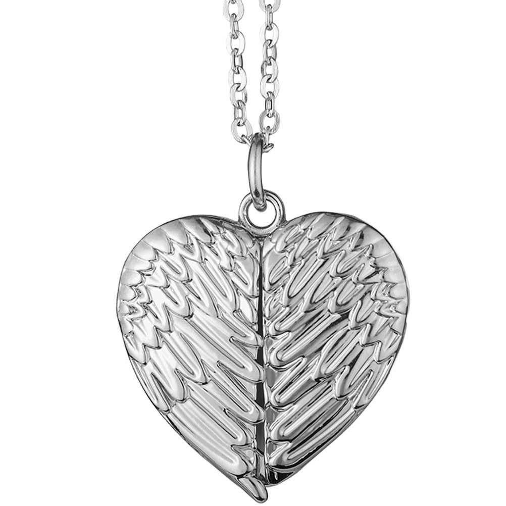Heart Locket Necklace Photo - Herz-Medaillon-Halskette für Damen, Foto-Medaillon-Halskette mit innerem