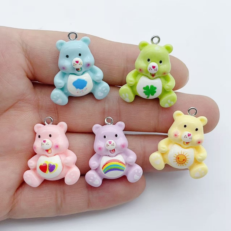 Earrings - 10 Stück Cartoon-Tier-Anhänger zum Selbermachen von