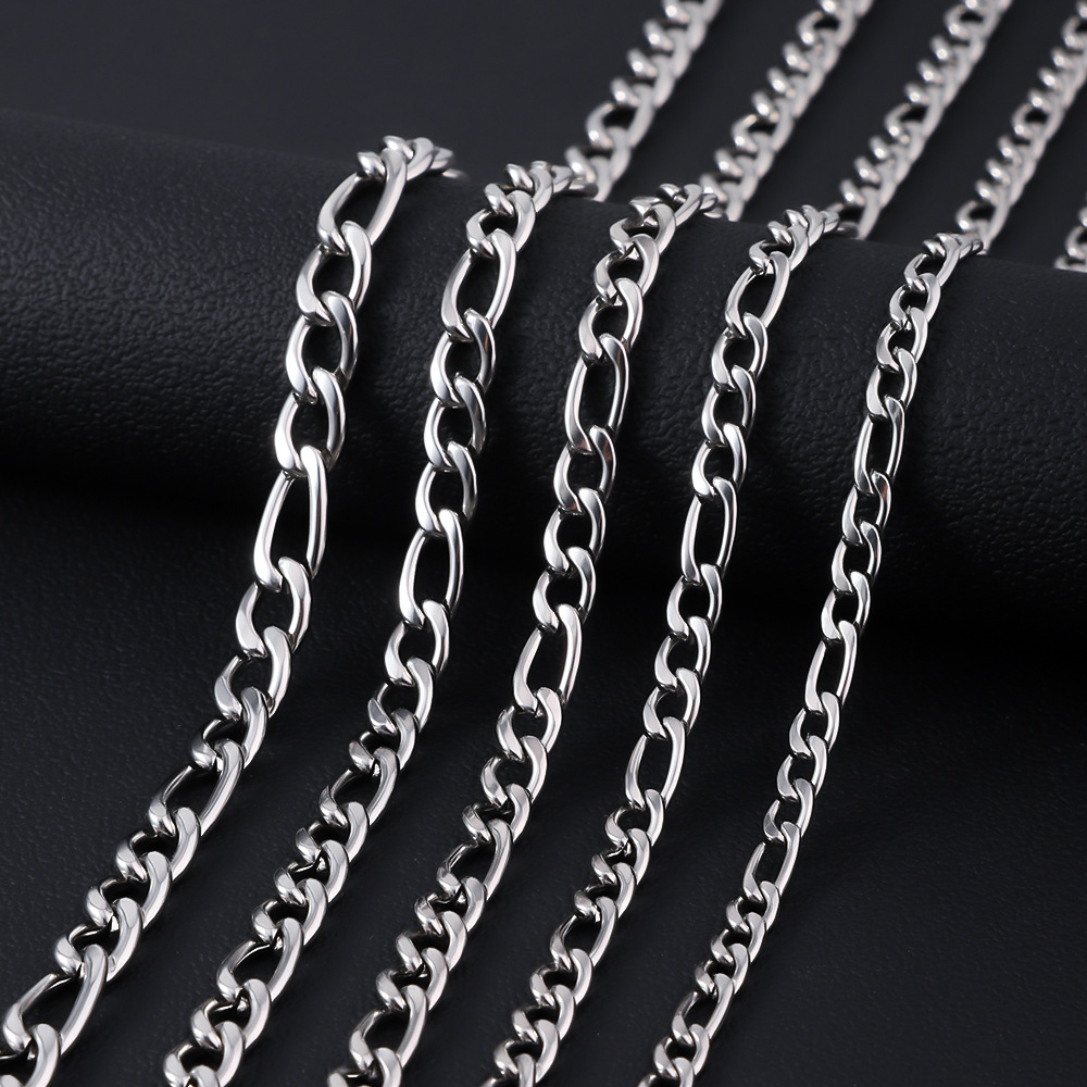 Cuban Link Chain 12Mm - HNSP 316L Edelstahl Figaro Kette Für