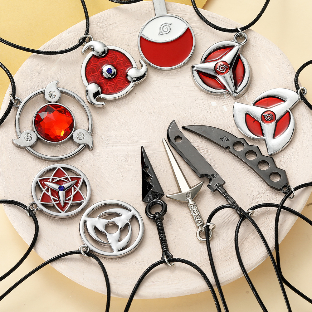 Anime Pendant Necklace - Naruto Uzumaki Anhänger Halskette Metall Anime