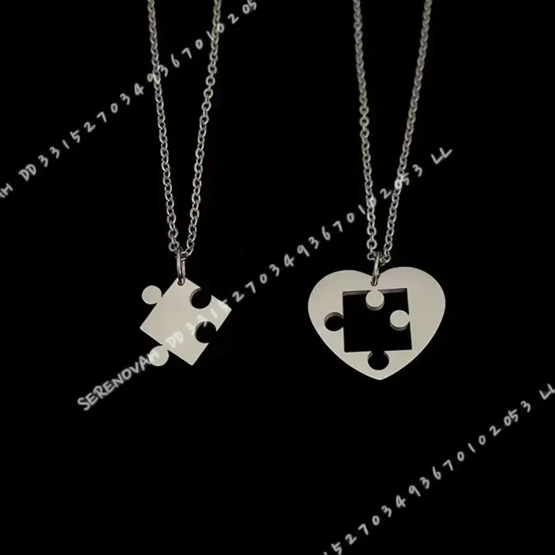 2-teiliges Set: Einfache Puzzl – Magnetic Couple Matching Necklaces Bewertung und Preis