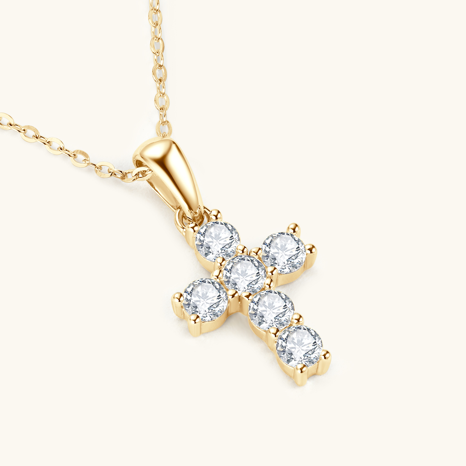 Abestecom 14K vergoldete Halsk – Cross Pendant Necklace Gold Bewertung und Preis
