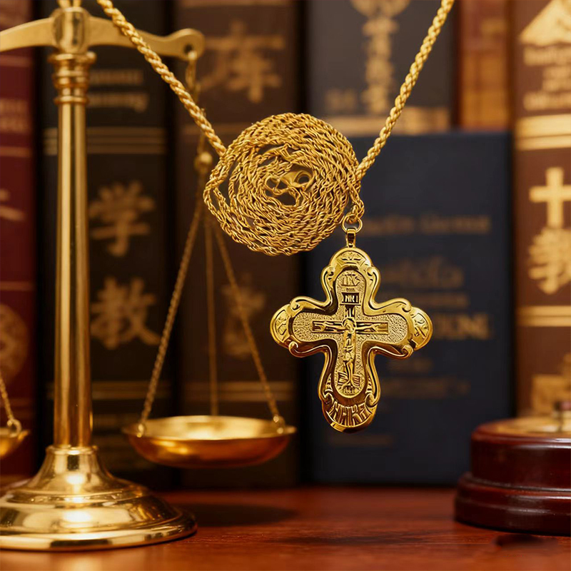 Neues 2026 Orthodoxes Brustkre – Cross Pendant Necklace Gold Bewertung und Preis