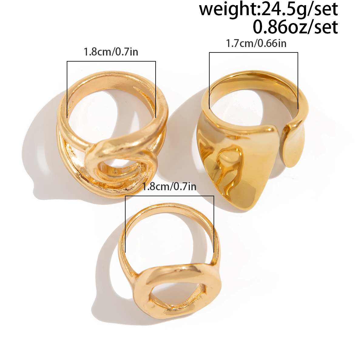 DIEZI 3 teile/satz Neue Punk M – Vintage Punk Knuckle Rings Set Bewertung und Preis
