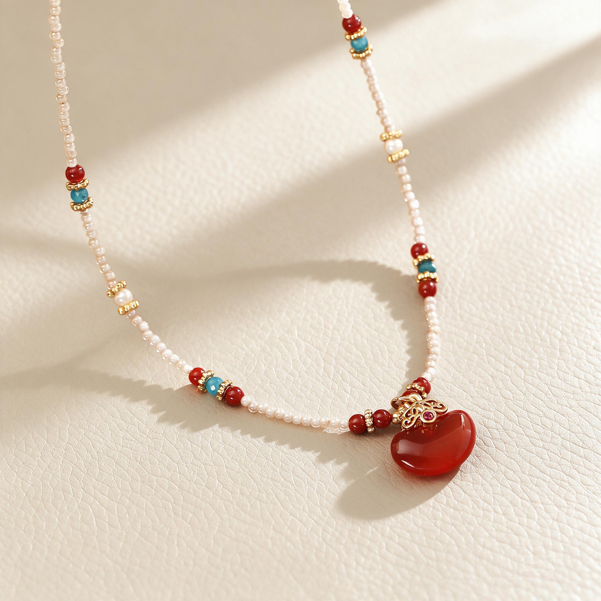 Neue Halskette im chinesischen – Pearl Choker Necklace Vintage Bewertung und Preis