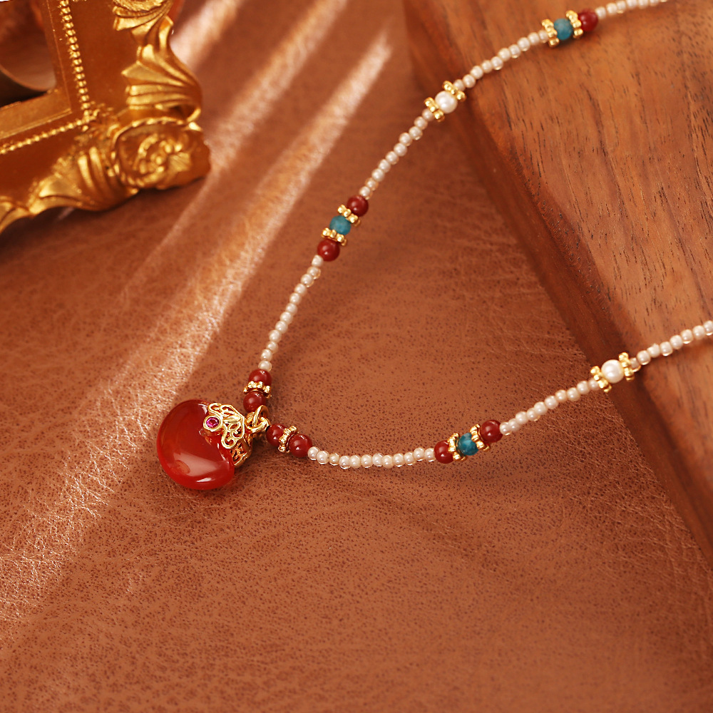 Neue Halskette im chinesischen – Pearl Choker Necklace Vintage Bewertung und Preis