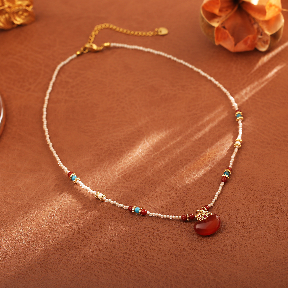 Neue Halskette im chinesischen – Pearl Choker Necklace Vintage Bewertung und Preis