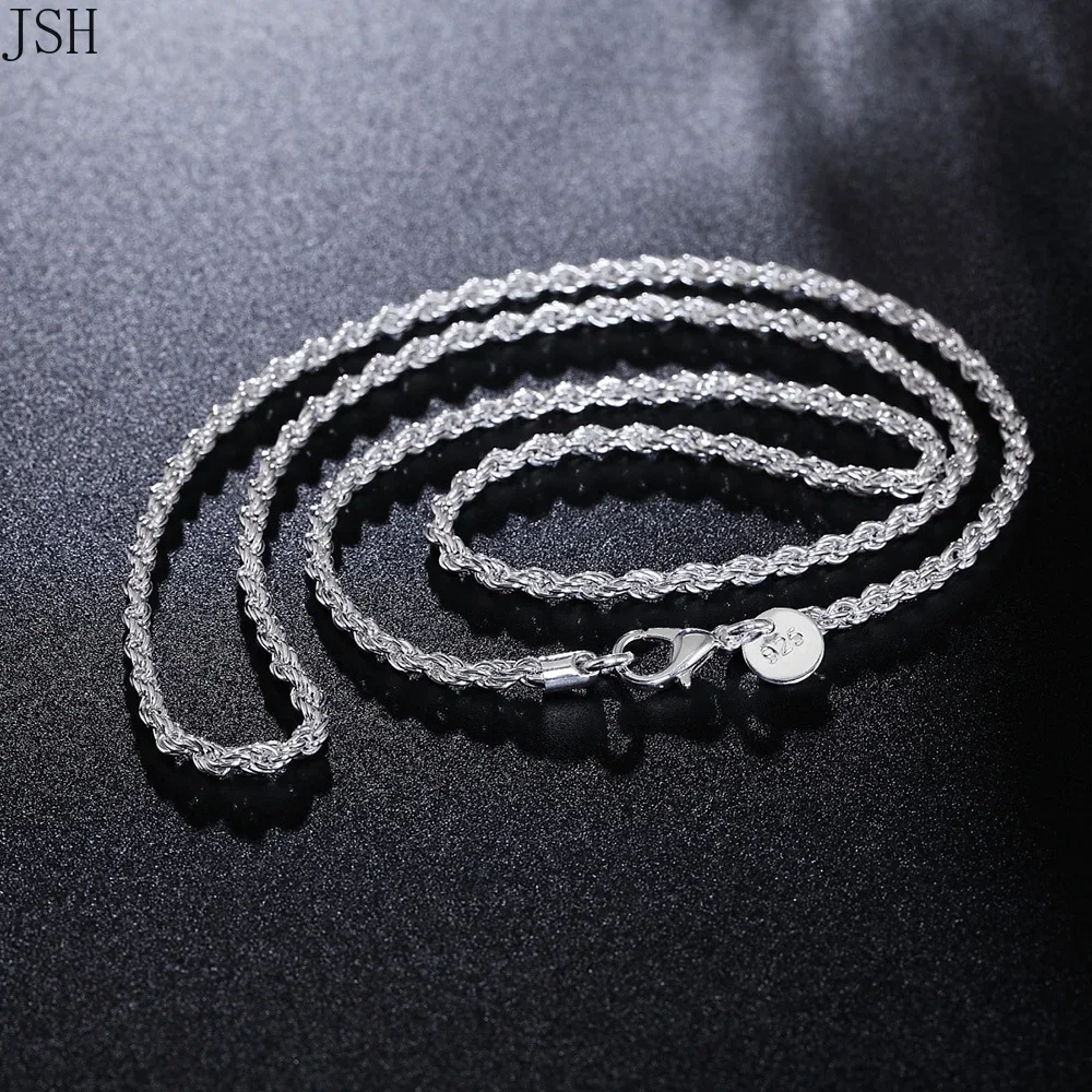 40-60 cm Großhandel 925 Sterli – 925 Sterling Silver Chain Necklace Men Bewertung und Preis