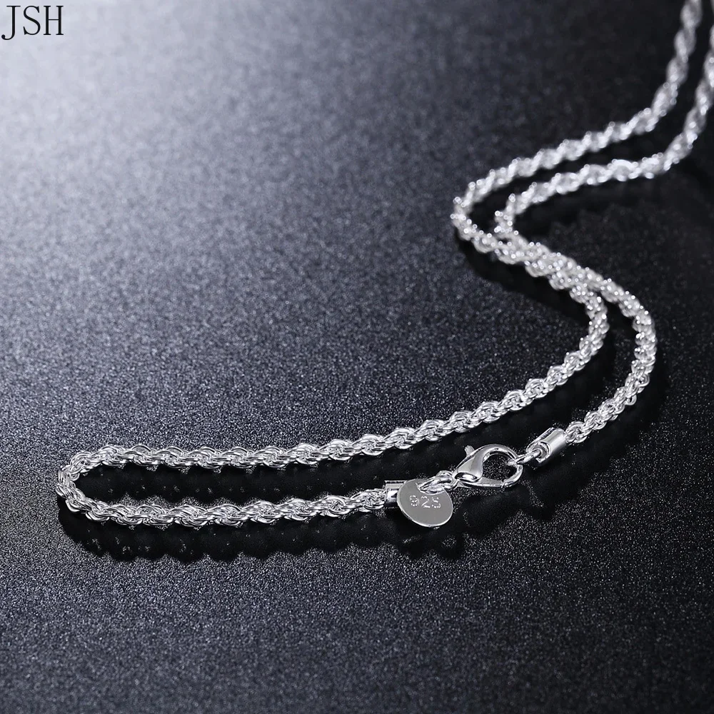 40-60 cm Großhandel 925 Sterli – 925 Sterling Silver Chain Necklace Men Bewertung und Preis