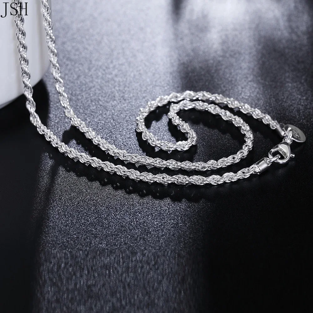40-60 cm Großhandel 925 Sterli – 925 Sterling Silver Chain Necklace Men Bewertung und Preis
