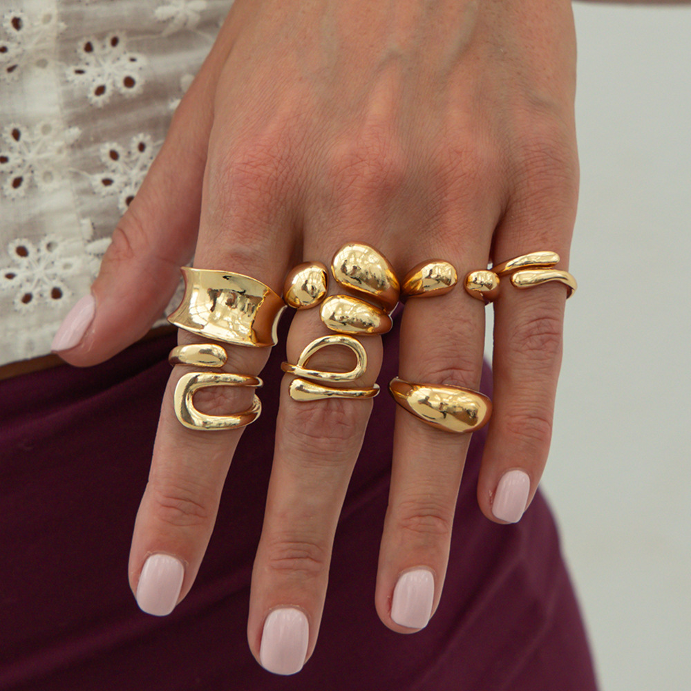 DIEZI Ein Satz Mode Hohl Geome – Vintage Punk Knuckle Rings Set Bewertung und Preis