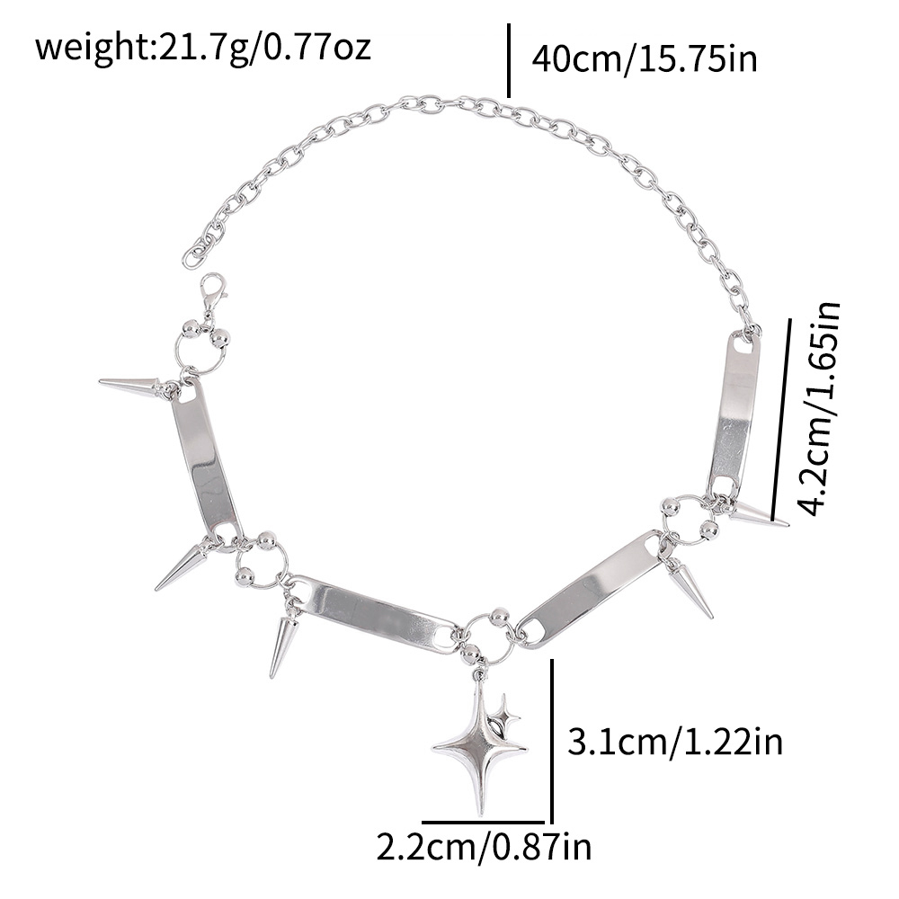 Punk Star Nietenhalskette, Roc – Goth Punk Spike Choker Bewertung und Preis