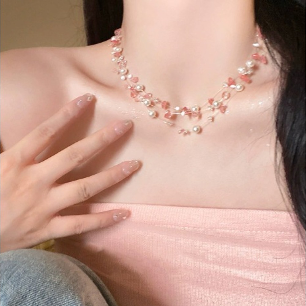Bunte Seestern-Muschelperlen-C – Layered Pendant Necklace Aesthetic Bewertung und Preis