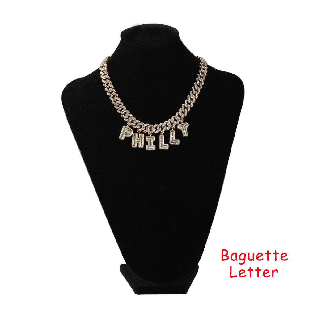 UWIN DIY Baguettecz Letter Nec – Cuban Link Chain 12Mm Bewertung und Preis