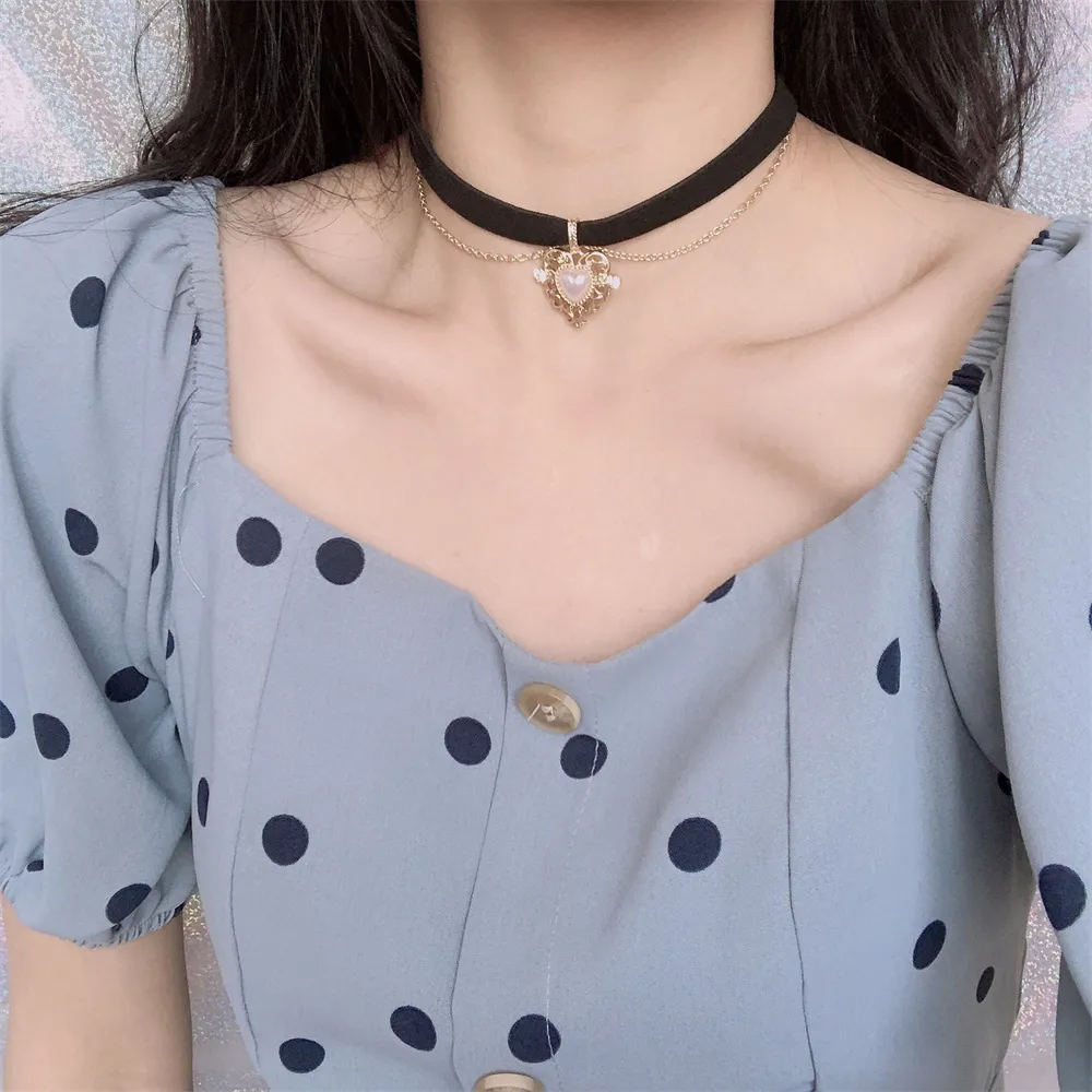 Vintage Samt Kette Choker Hals – Pearl Choker Necklace Vintage Bewertung und Preis