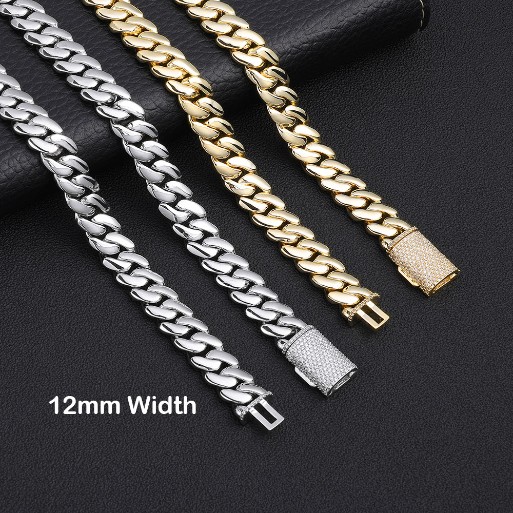 ESKEEM 12mm 14K vergoldete kub – Cuban Link Chain 12Mm Bewertung und Preis