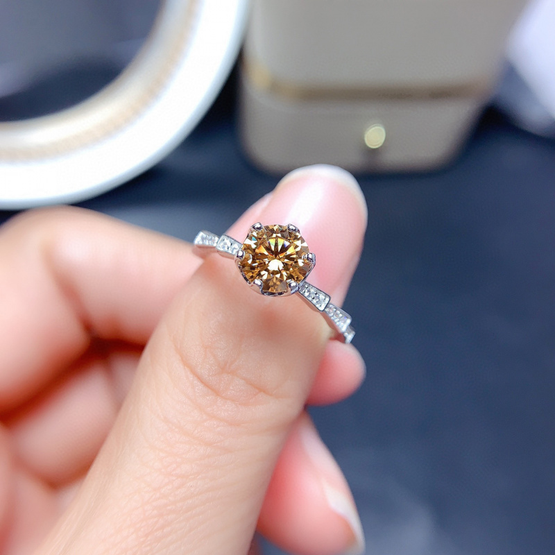 Morganit-Ring VVS1-Qualität La – Moissanite Engagement Ring 1 Carat Bewertung und Preis