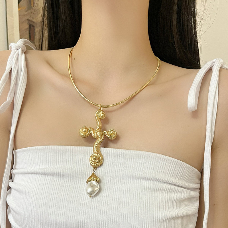 Vintage übertriebene barocke P – Pearl Choker Necklace Vintage Bewertung und Preis
