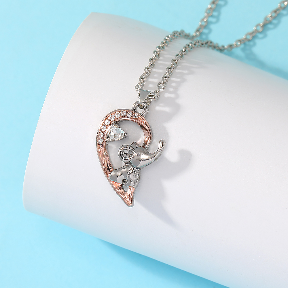 2-teiliges Magnetisches Herz-E – Magnetic Couple Matching Necklaces Bewertung und Preis