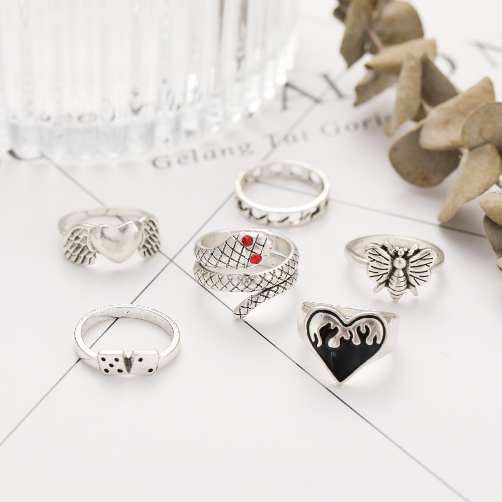 6-teiliges Vintage Punk Schlan – Vintage Punk Knuckle Rings Set Bewertung und Preis