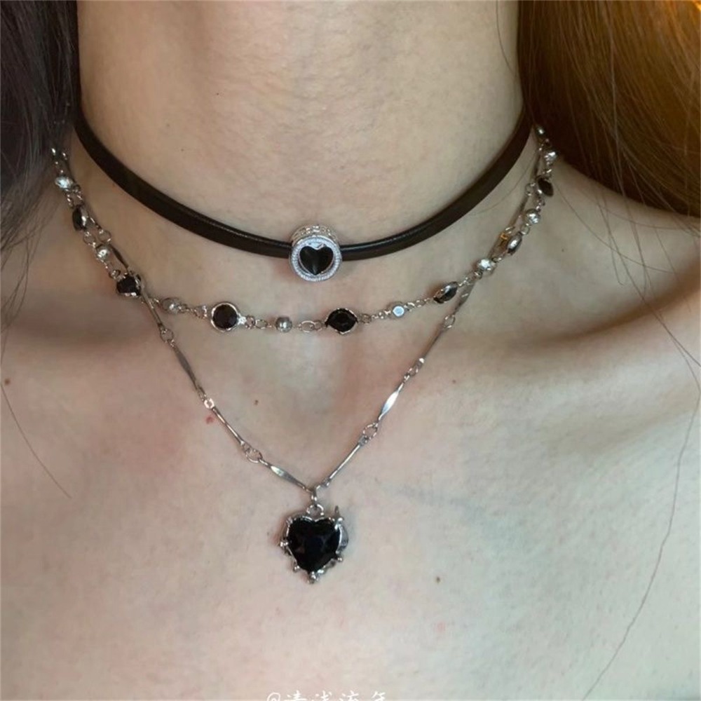 Y2K Gothic Liebe Herz Anhänger – Layered Pendant Necklace Aesthetic Bewertung und Preis