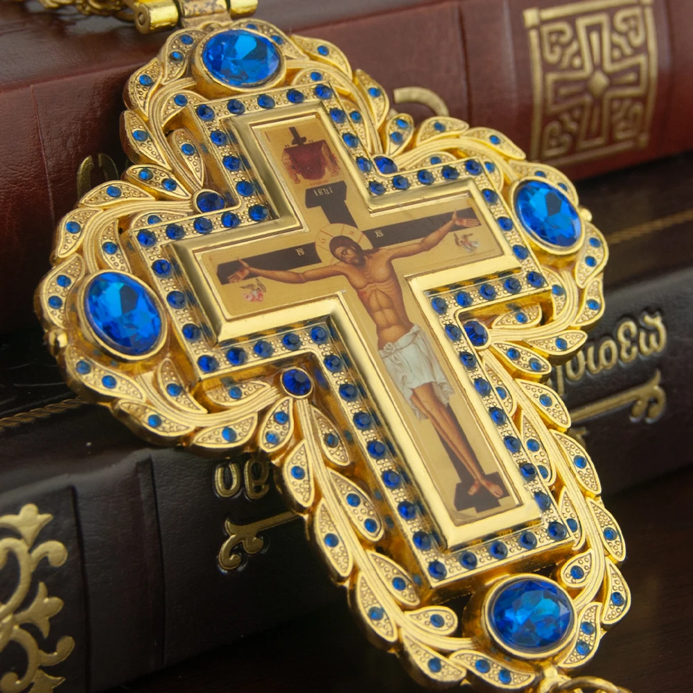 HTISOK Orthodoxer Bischof Brus – Cross Pendant Necklace Gold Bewertung und Preis