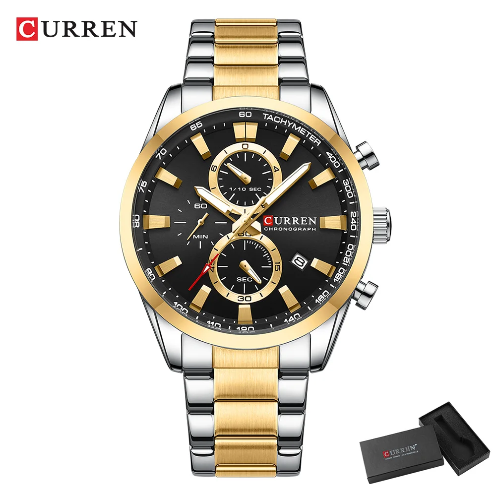 CURREN Casual Quarz Chrono Spo – Watch Accessories Bewertung und Preis