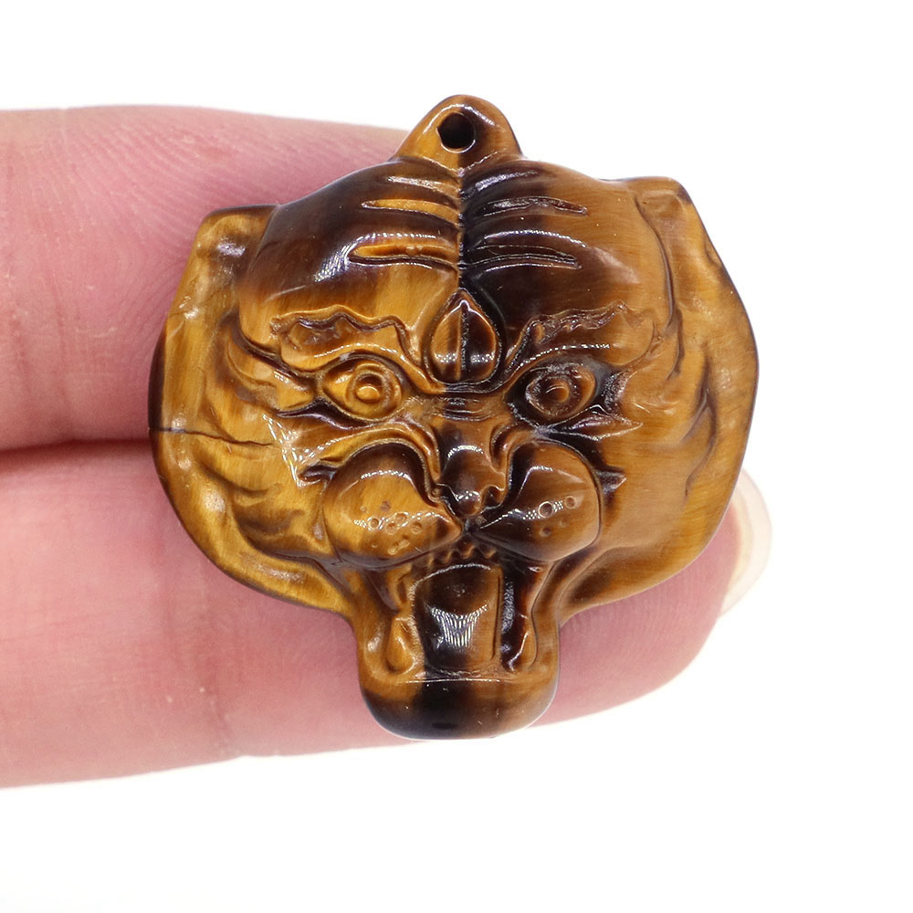 Natürliche Steine Tigerauge Re – Crystal Pendant Necklace Natural Stone Bewertung und Preis