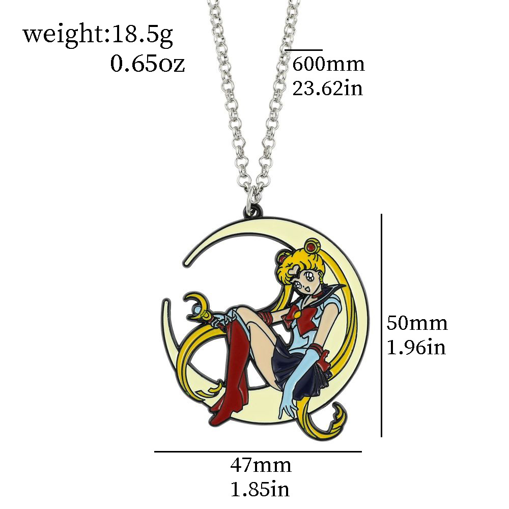 Süße Anime Metall-Emaille-Hals – Anime Pendant Necklace Bewertung und Preis