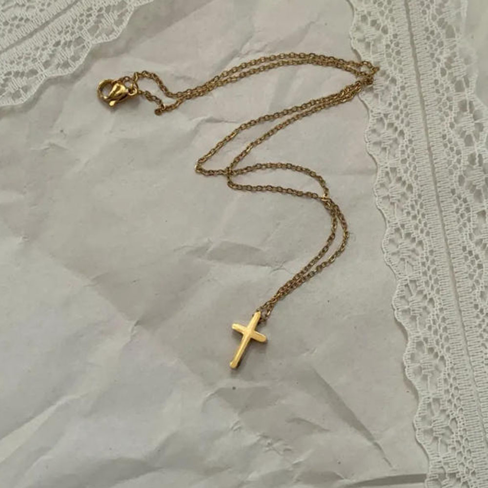 Exquisite goldene Kreuzkette,  – Cross Pendant Necklace Gold Bewertung und Preis
