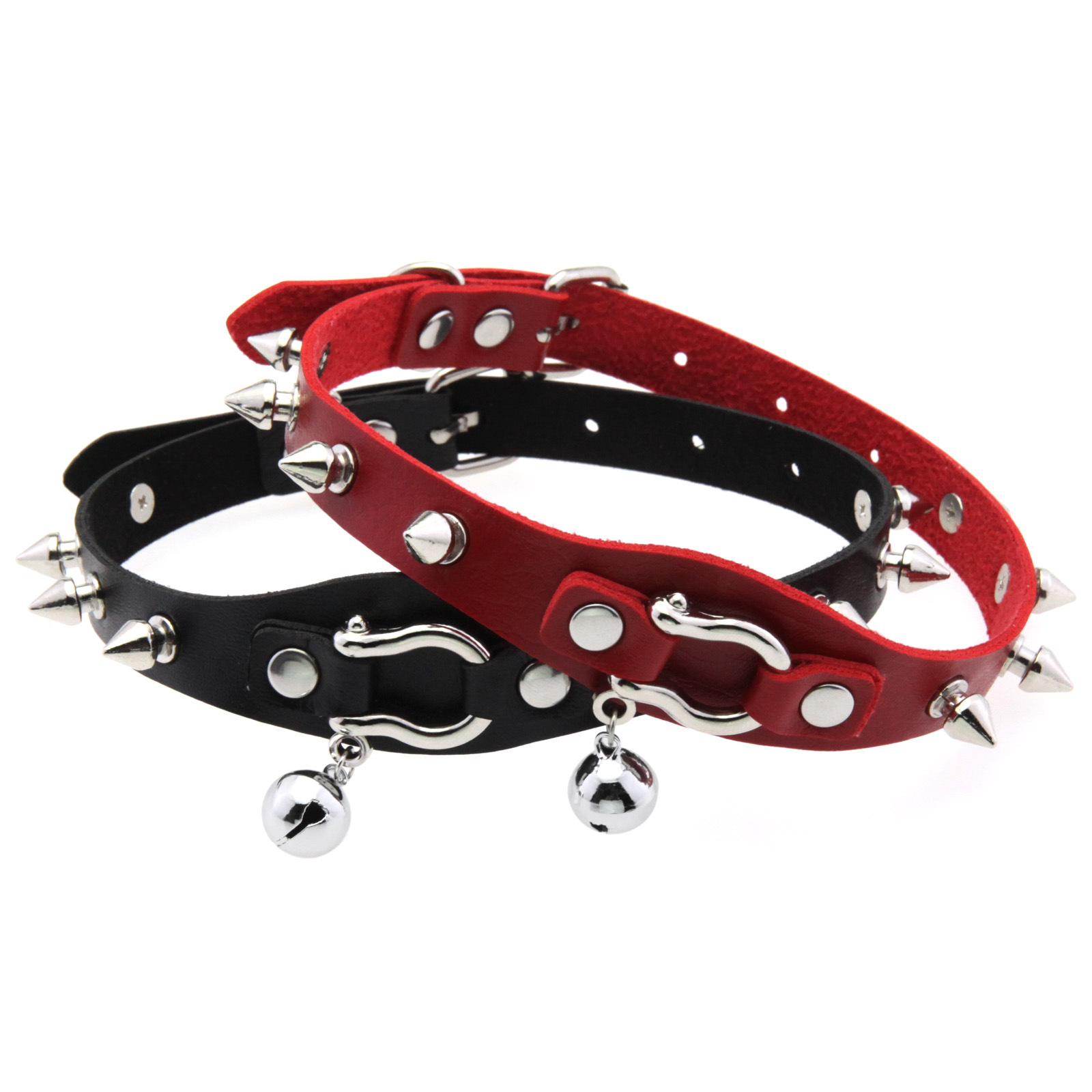 Schwarze Spike-Halskette mit N – Goth Punk Spike Choker Bewertung und Preis