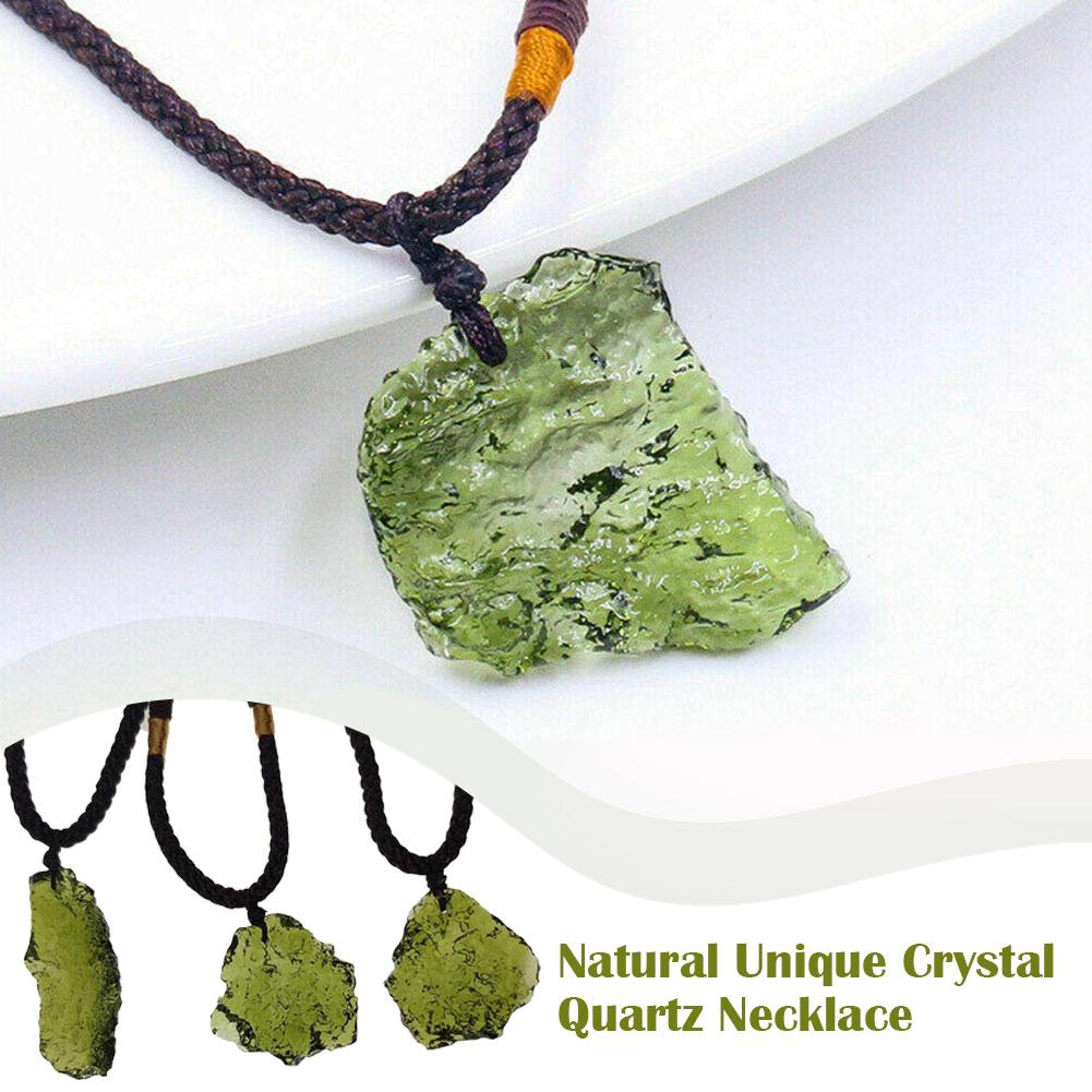 Natürliche einzigartige Krista – Crystal Pendant Necklace Natural Stone Bewertung und Preis