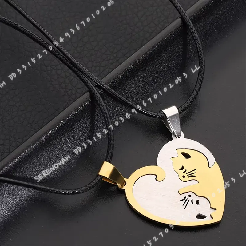 1 Paar Kreative Niedliche Edel – Magnetic Couple Matching Necklaces Bewertung und Preis