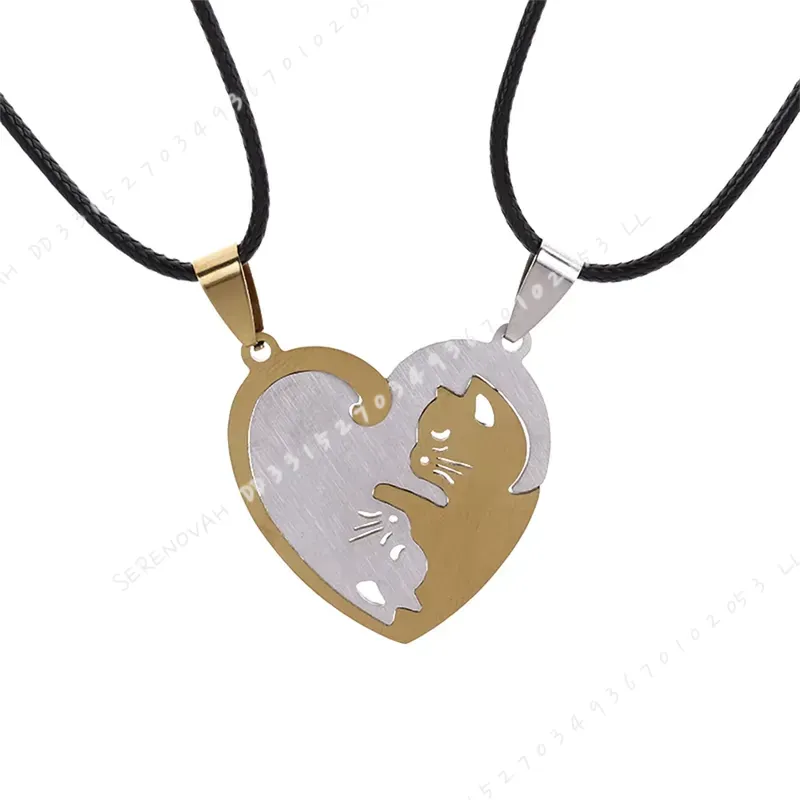 1 Paar Kreative Niedliche Edel – Magnetic Couple Matching Necklaces Bewertung und Preis