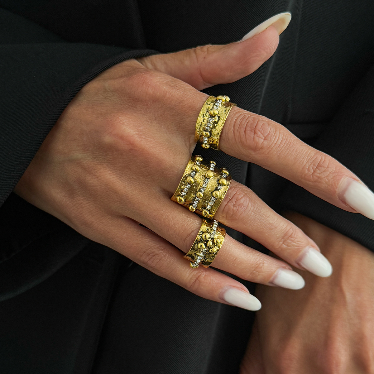 3-teiliges Vintage-Set mit Str – Vintage Punk Knuckle Rings Set Bewertung und Preis
