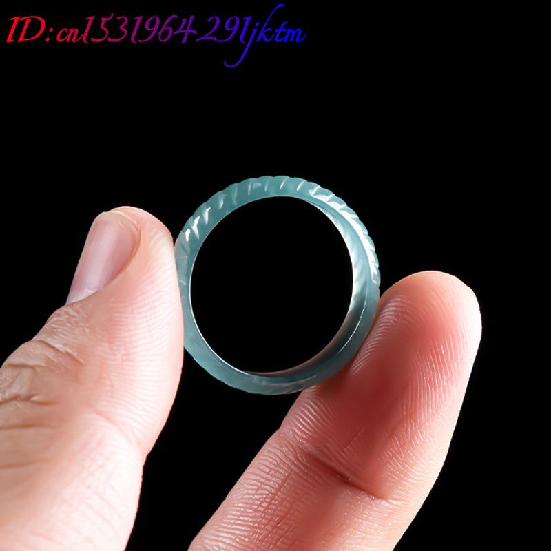 Blaue Echte Burmesische Jade-R – Rings Bewertung und Preis