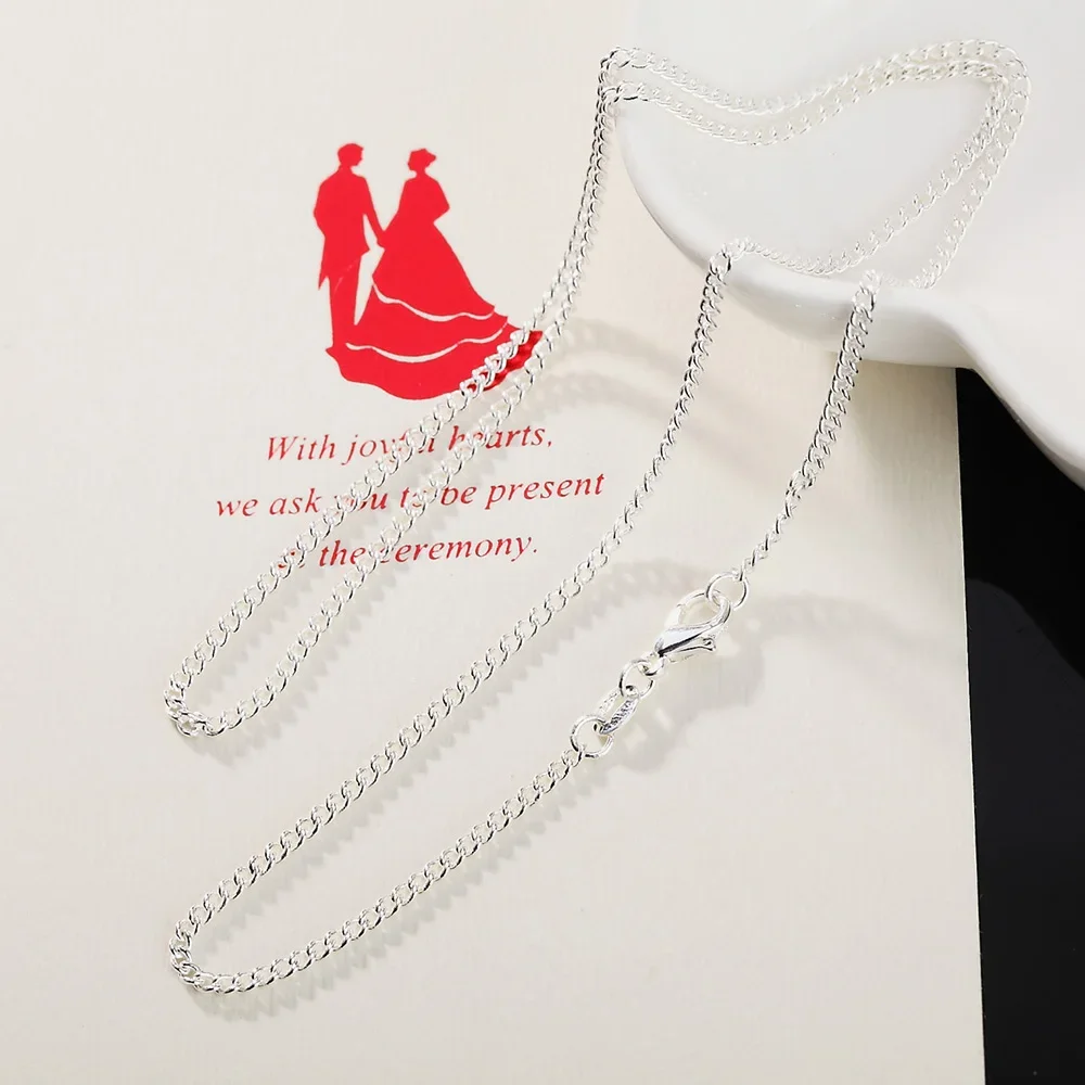 40-75cm 925 Sterling Silber kl – 925 Sterling Silver Chain Necklace Men Bewertung und Preis