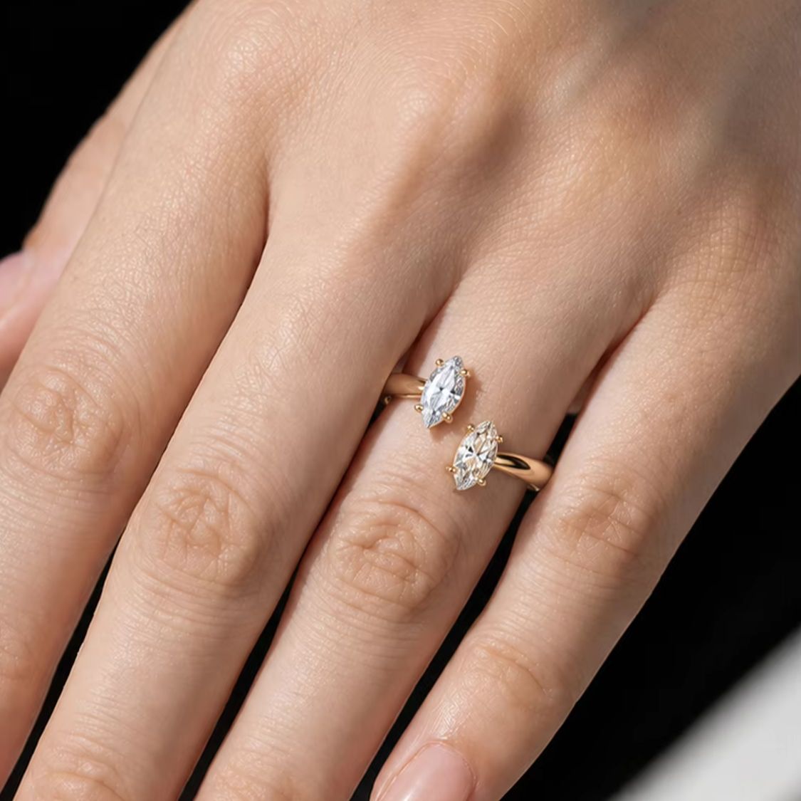 Ein 1-Karat-Ring aus 925er Ste – Moissanite Engagement Ring 1 Carat Bewertung und Preis
