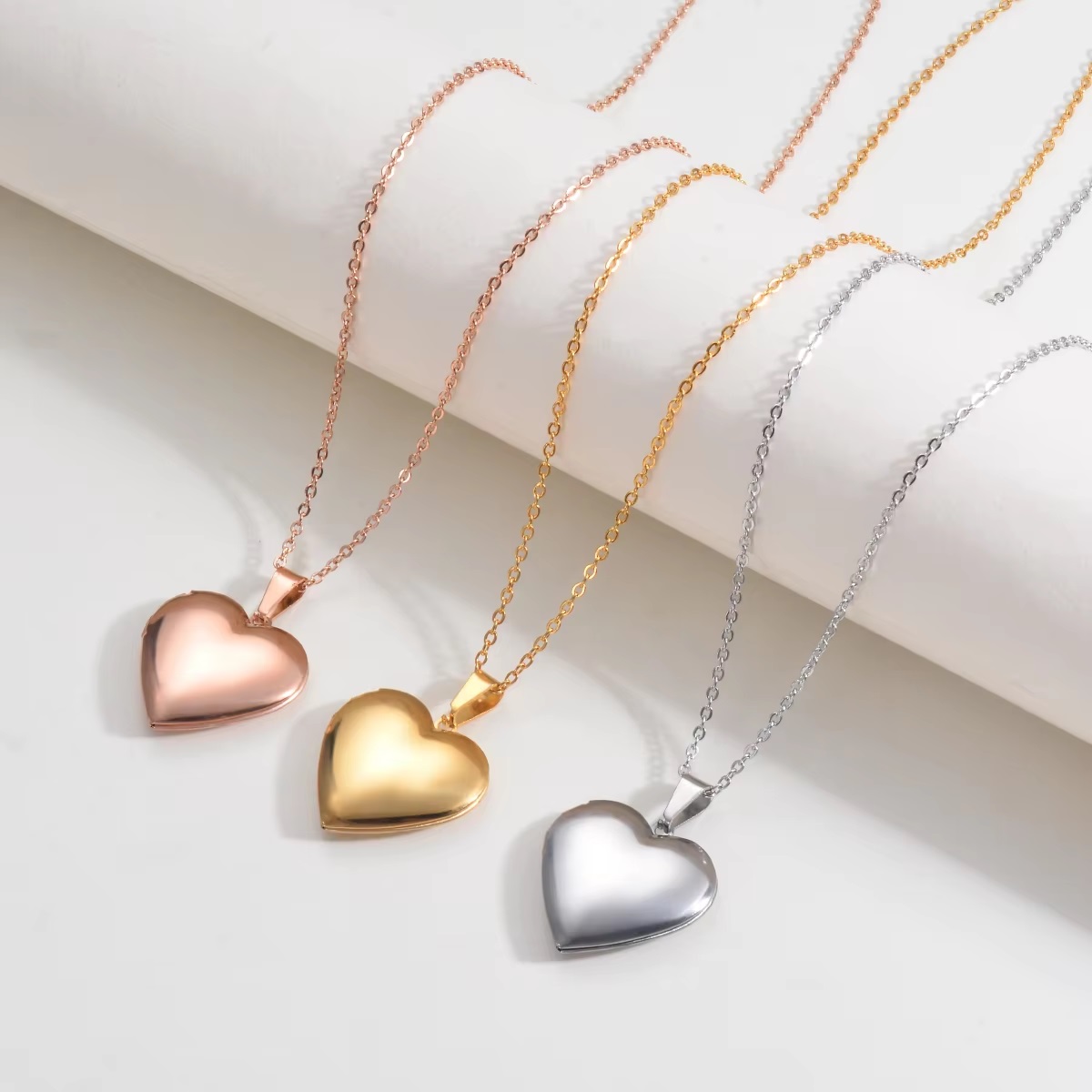 Benutzerdefinierte personalisi – Heart Locket Necklace Photo Bewertung und Preis