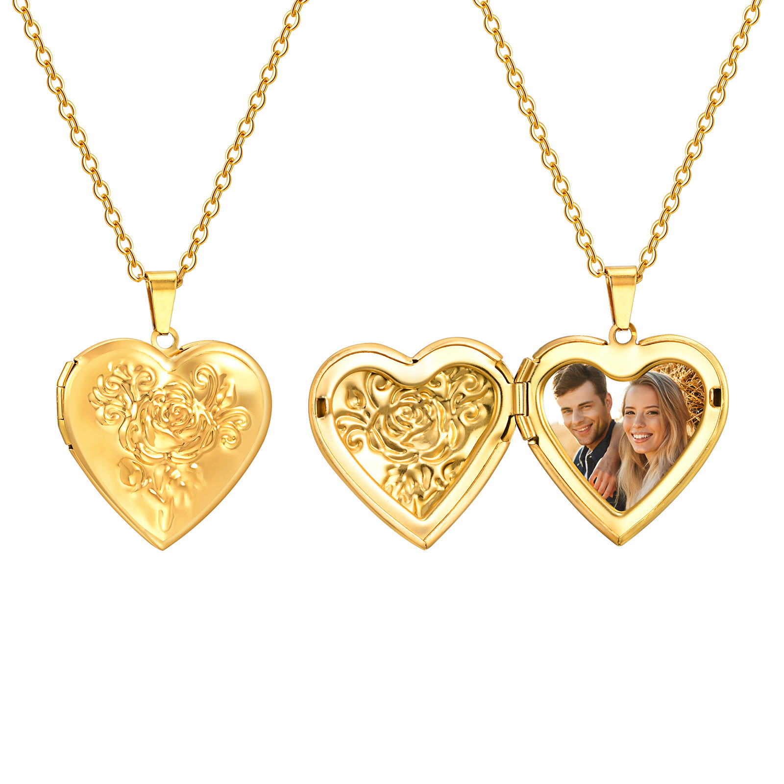 Personalisierte Herz-Anhänger- – Custom Name Necklace Stainless Steel Bewertung und Preis