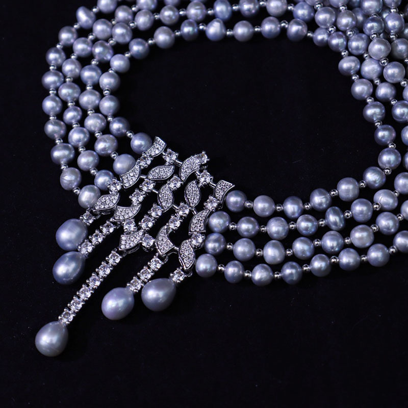 Süßwasserperlen-Halskette, dre – Pearl Choker Necklace Vintage Bewertung und Preis
