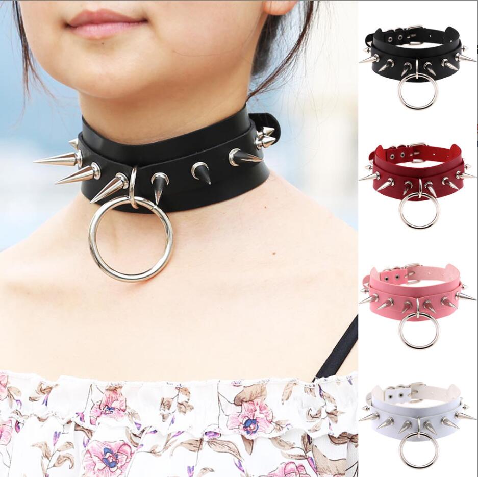 Lange Spike Choker Punk Kragen – Goth Punk Spike Choker Bewertung und Preis