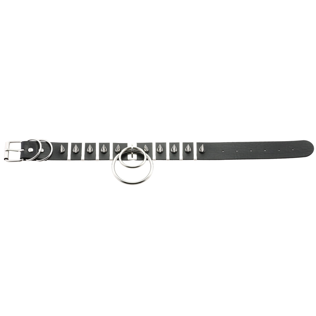Big Spikes Halsband Leder Krag – Goth Punk Spike Choker Bewertung und Preis