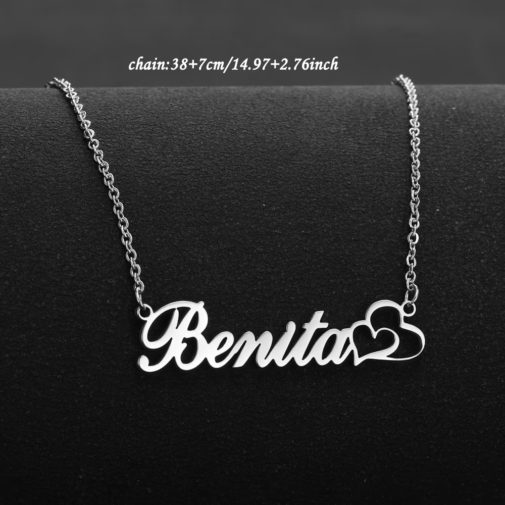 Personalisierte Doppelherz-Hal – Custom Name Necklace Stainless Steel Bewertung und Preis