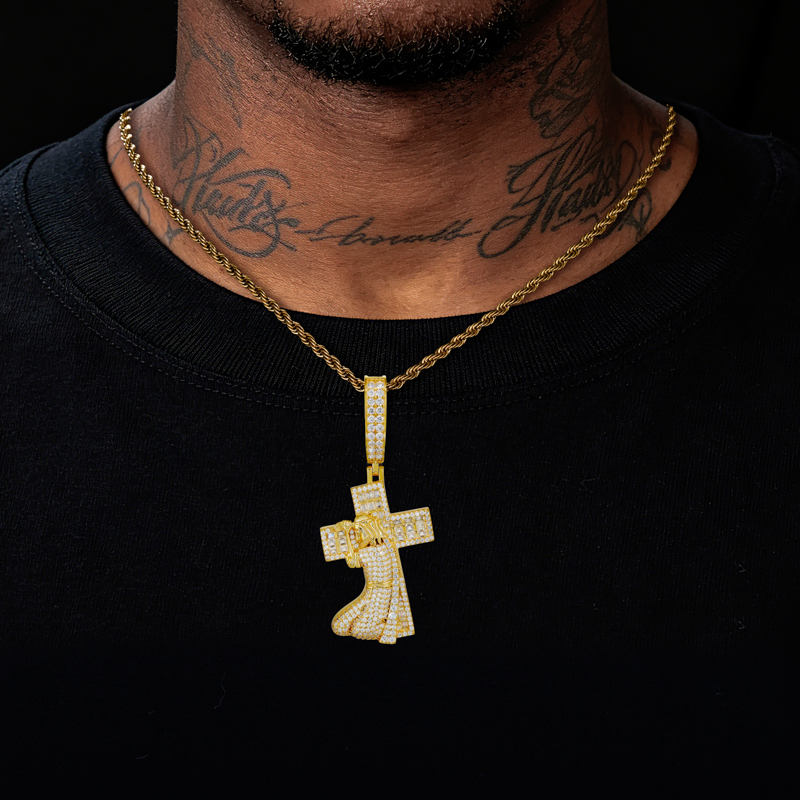 TUHE Neuer Jesus-Kreuz-Anhänge – 925 Sterling Silver Chain Necklace Men Bewertung und Preis