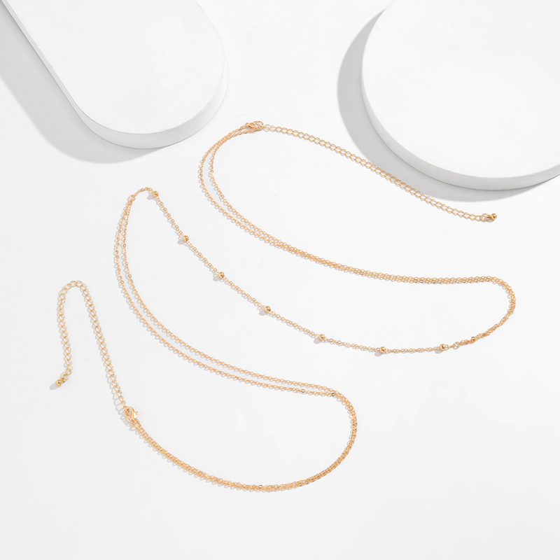 Einfache Brust-Ketten-Halskett – Body Jewelry Bewertung und Preis